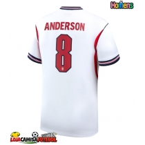 Camisa de Futebol Inglaterra Elliot Anderson #8 Equipamento Principal Mundo 2026 Manga Curta